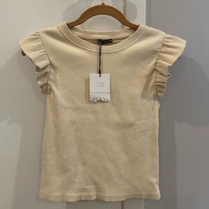 Zara ruffle sleeve tank